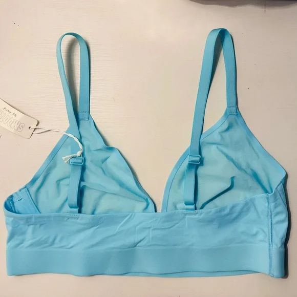 Aerie Smoothez Mesh Unlined Pull On Bra - Picture 2 of 5